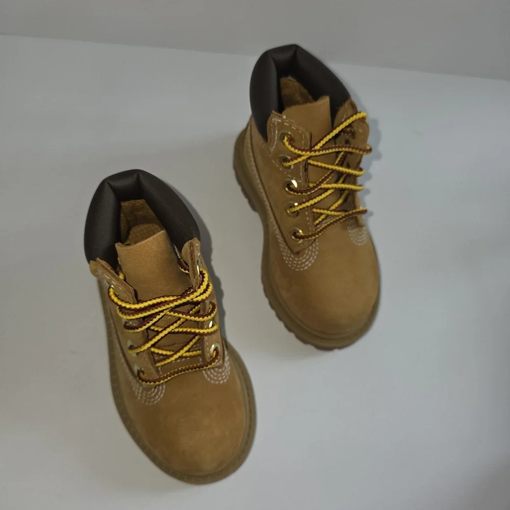 New Timberland Waterproof Boot Wheat Nubuck Toddler Size 5  TB01280971 Shoe